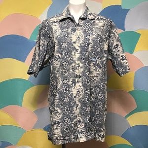Tommy Hilfiger button up short sleeve shirt size M